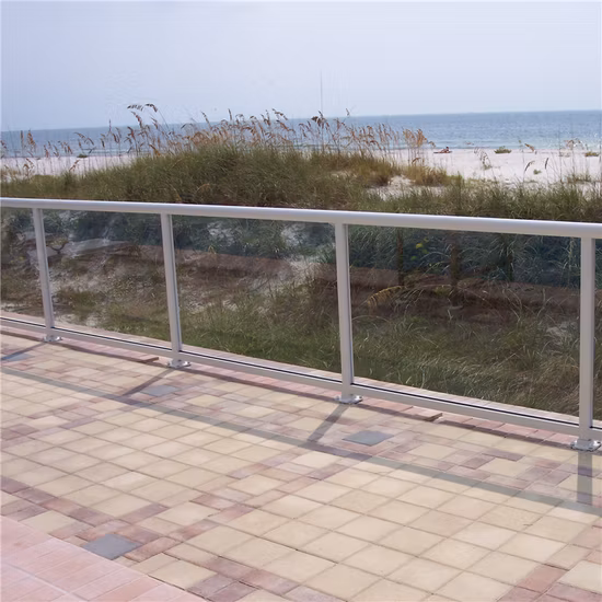 Factory Manufacture Balcony Glass Guardrail /Home Pool Glass Railing / Frameless Glass Fencing, Security Glass Fencing