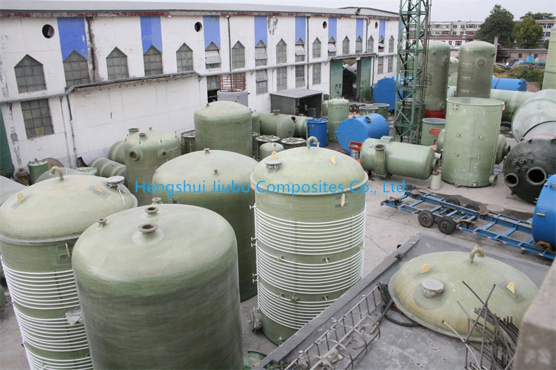 FRP GRP Horizontal Filament Winding Tank for Industral, Chemical and Environmental Protection