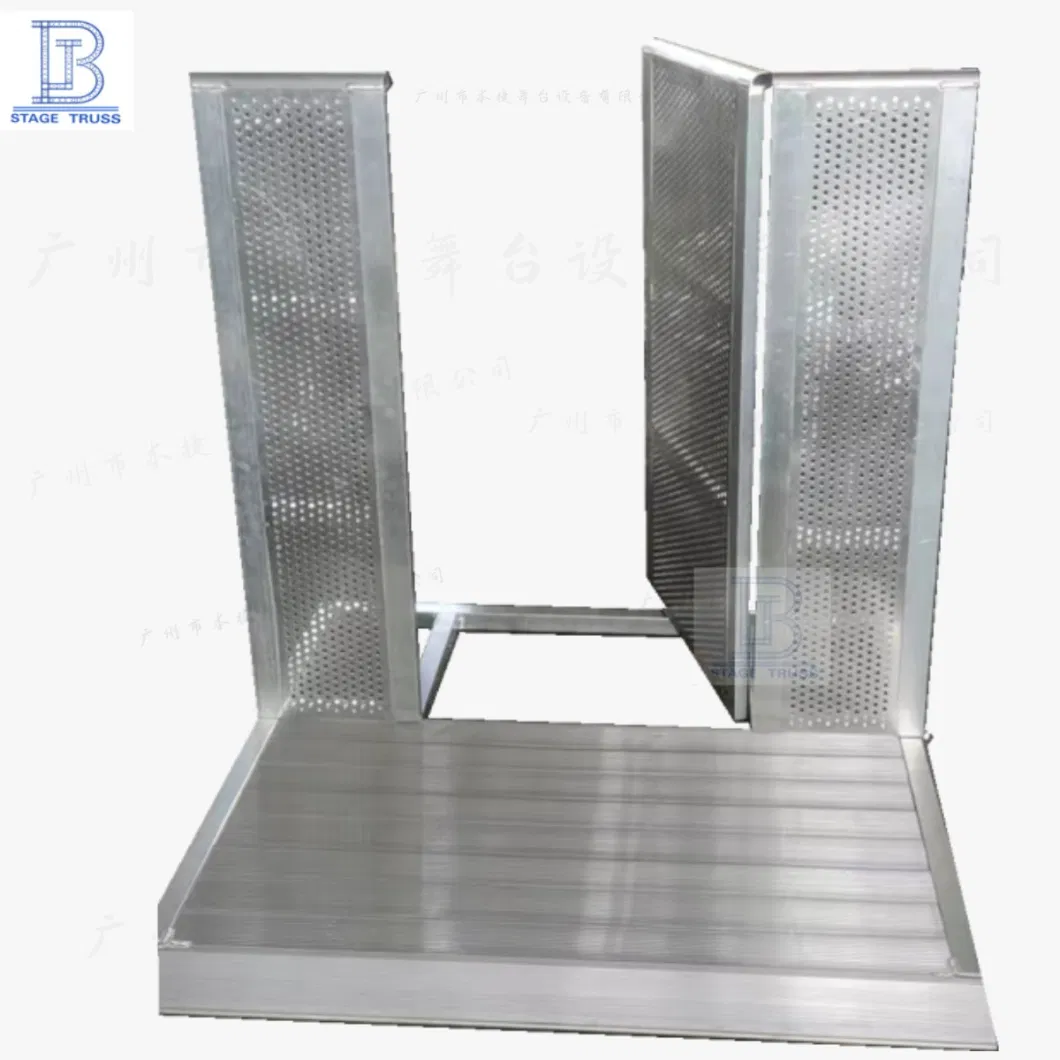 Aluminum Alloy Barrier Mesh Folding Guardrail Isolation Fence for Concert Useopen Door Guardrail
