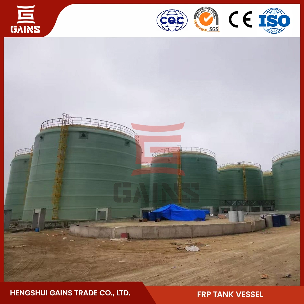 Gains PP FRP Winding Storage Tanks Wholesaler China FRP Filament Winding Tank