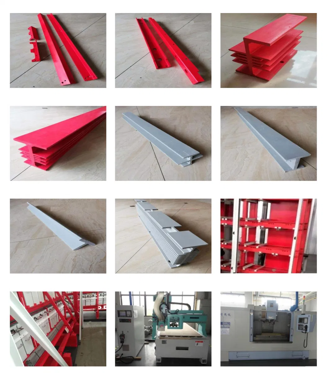FRP Anti-Corrosion Structural FRP Pultrusion I Beam H Beam for Construction Fiberglass I Beam