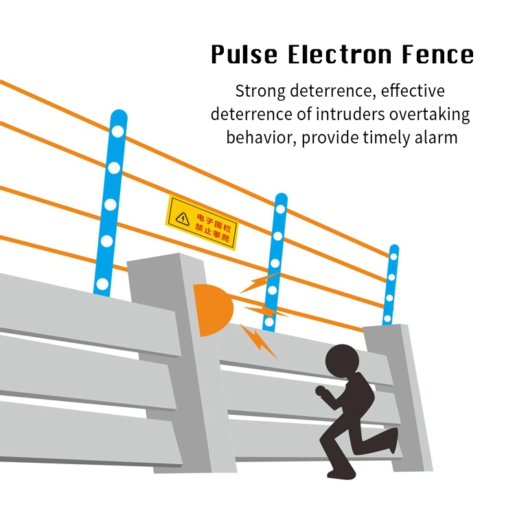 High Voltage Pulse Electric Fence Main Engine Complete Alarm System Single and Double Defense Zone Accessories Fence Guardrail Anti-Theft Power Grid
