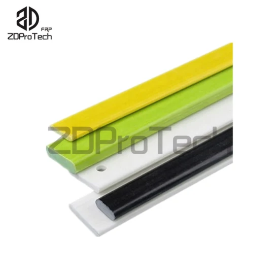 [MID Year Hot Sale] Black Fiberglass Profile /Pultrusion High Strength Flexible GRP Strip, FRP Flat, Fiberglass Bar