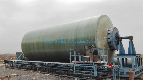 FRP GRP Horizontal Filament Winding Tank for Industral, Chemical and Environmental Protection