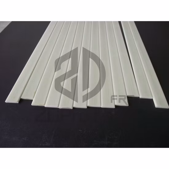 [MID Year Hot Sale] Black Fiberglass Profile /Pultrusion High Strength Flexible GRP Strip, FRP Flat, Fiberglass Bar