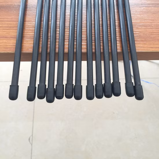 6.9mm 7.9mm High Elasticity Fiberglass Rod Pole with Matel Pipe Tube Cap for Touring Car Camping/Beach/Advertising Tent