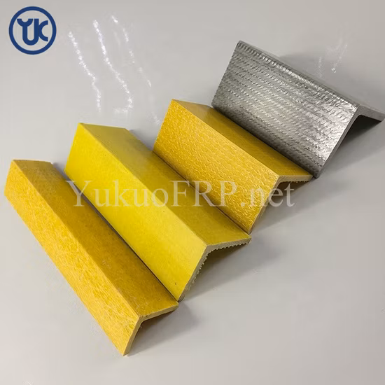 Fiberglass FRP Pultrusion Profiles, GRP/FRP Equal Angle for Us